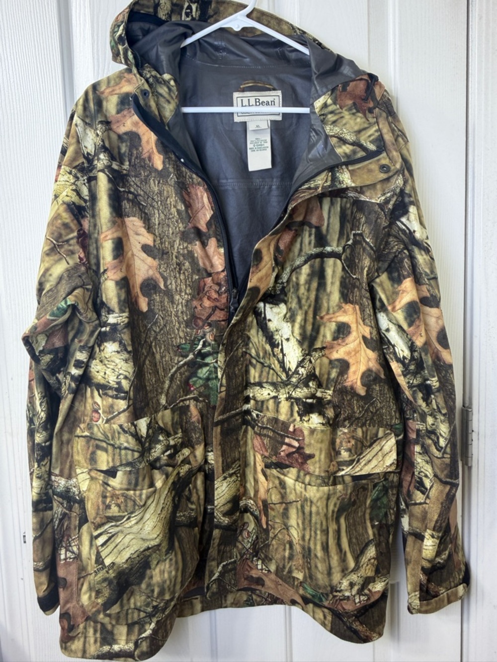 L.L. Bean Camo 3 camouflage Jacket hunting xl great condtion